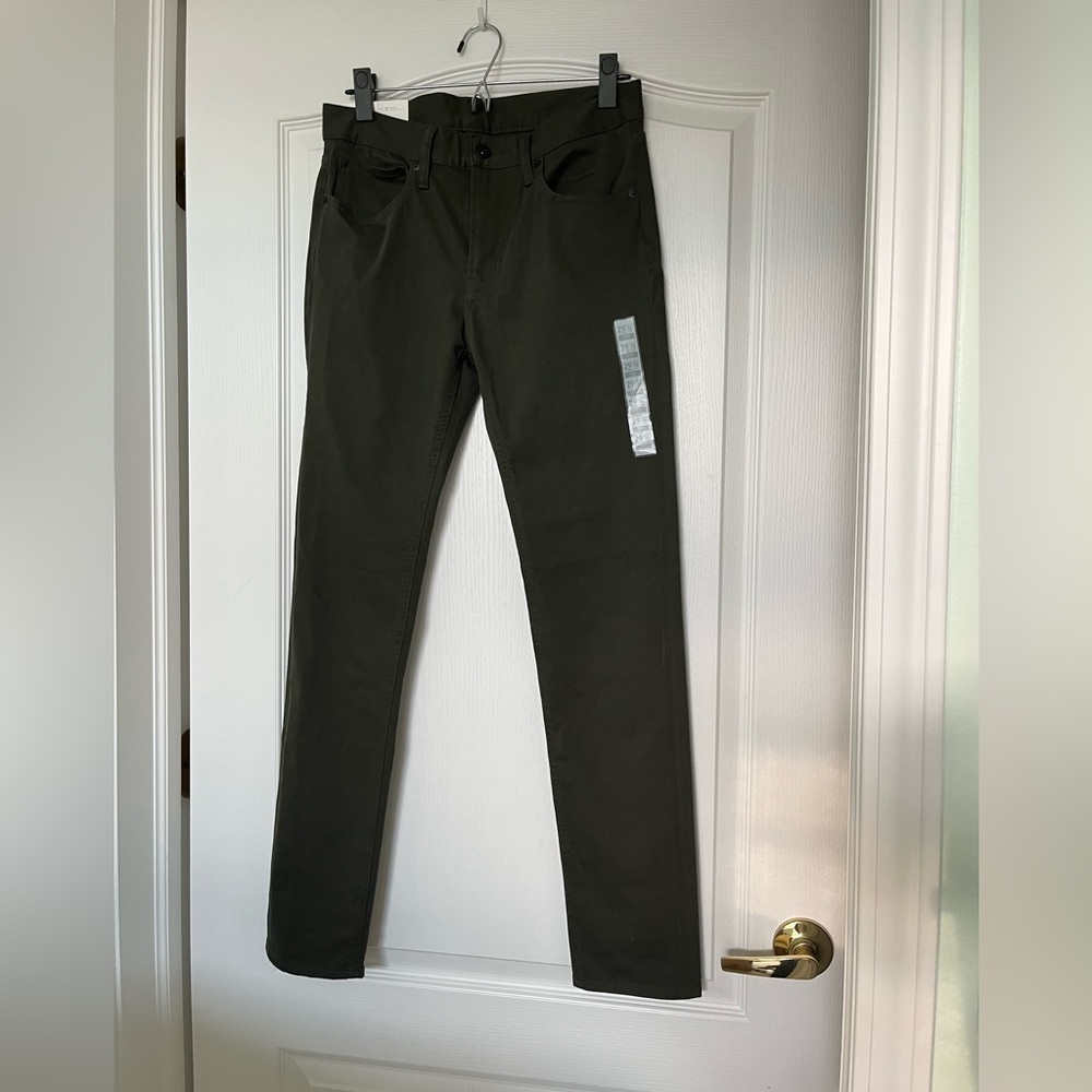 Dark Green Skinny Pants